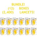 BUNDLE! (2,400) ACCU-CHEK Softclix Lancets Seal...