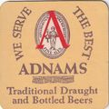 BEER MAT - ADNAMS BREWERY - WE SERVE THE BEST -...