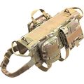 Tactical Dog Harness with Pouches,Dog Vest Harn...