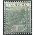 Pahang (Malaysia) 1891 SG11 1c Green Mounted Mint.