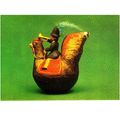 Colour Postcard - Papiermache Whistle Toy c1930