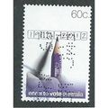 AUS 2012 60c 'COMPULSORY ENROLMENT' FINE USED (...