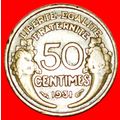 CORNUCOPIAS: FRANCE ★ 50 CENTIMES 1931! LOW STA...