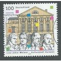 GER 1999 100pf 'WEIMAR, EUROPEAN CITY OF CULTUR...