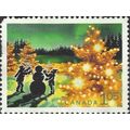 CANADA, CHRISTMAS, Children making a snowman, g...