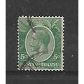 Kenya&Uganda.SG78 5c Green.Fine Used.Feb21a