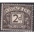 GB 1959 QE2 2d Agate Postage Due used Wmk 179 S...