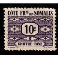 Somalia 1947 Tax Numeral 10c Used Stamp
