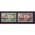 NEW ZEALAND 1946 SG 678 / 679 HEALTH STAMPS SET...
