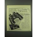 1950 Bausch & Lomb Binoculars Ad - Merry Christmas