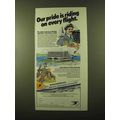 1984 South African Airways Ad - Our Pride is Riding