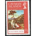 Cayman Islands 1970 Easter ¼c Carmine Red SG262 MM