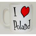 I Heart Poland Mug Can Personalise Funny Love P...