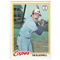 1978 Topps baseball card 449 Tim Blackwell - Expos