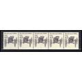 2124 4.9c Buckboard Very Fine MNH Dry Gum PNC 4...