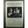1962 Bausch & Lomb Balomatic 656 Slide Projector Ad - Easiest Going slide
