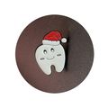 Tooth Enamel Pin Badge Cartoon Style Santa Lape...