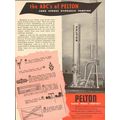 pelton water wheel company 1953 long stroke hyd...