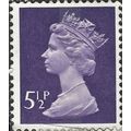 GB, Queen Elizabeth Machin, deep violet-blue 19...