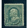 Used 279 1c Benjamin Franklin Just Clears A05256