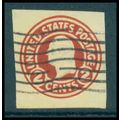 Used U429 2c George Washington Fine Cut Square ...