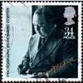 1985 British Film Year. 34p Value. Alfred Hitch...