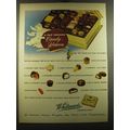 1950 Whitman's Chocolates Ad - A trip through Candy Heaven
