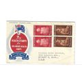 NEW ZEALAND 1952 HEALTH FDC WELLINGTON TO USA