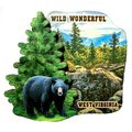 Wild Wonderful West Virginia Artwood Fridge Magnet