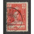 NETHERLANDS CURACAO 1923 6c ORANGE ANNIV REIGN ...