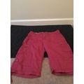 Lee Casual Women's Maroon Capri Pants Zip Pocke...