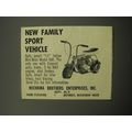 1967 Michrina Brothers Lil Indian Mini Bike Model 600 Ad - New family sport