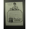 1920 G. Washington's Coffee Ad - The improved w...