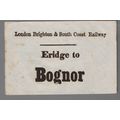 LONDON BRIGHTON & SOUTH COAST RAILWAY LUGGAGE L...