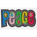 Peace Sew on Embroidered Patches Patch Badge Ba...
