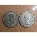 GB 1956 Elizabeth II Scottish 1/- Shilling Coin