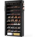 ROJASOP 10 Tier Shoe Rack with Covers,Large Cap...