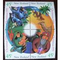 New Zealand 1991 Christmas se-tenant 4 mint sta...