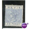 Nevis QV 1883 2½d Ultramarine Wmk Crown CA Moun...