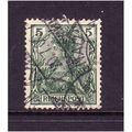 GERMANY 1899 SG54 5pf GREEN REICHSPOST FINE USE...