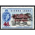 Sierra Leone 1963 4d on 1½d Black & Ultramarine...