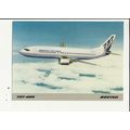 Aviation BOEING 737-400 Official Postcard
