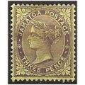 Jamaica 1910 SG47 3d Purple/Yellow Wmk Multiple...