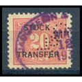 Used RD6 20c Stock Transfer Almost Very Fine WA...