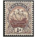 Bermuda 1928 SG77 1/4d Brown Mounted Mint .. ..