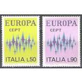 Italia 1972 Michel 1364 - 1365 Neuf ** Cote (20...