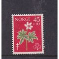 Norway 1961 45 +5 ore Charity Stamp very fine u...