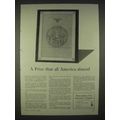 1940 Metropolitan Life Insurance Ad - A Prize