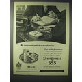 1958 State Express 555 Cigarette Ad - My Accountant