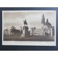 Lord Tredegar Statue And City Hall, Cardiff Pos...
